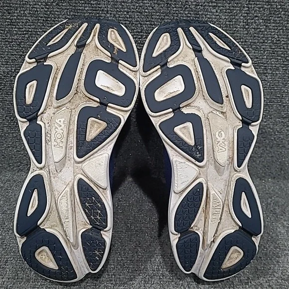 Hoka Bondi 8  Womens Sz 10.5 B‎ Outer Space Bellwether Blue Running 1127952 OSBB - Picture 12 of 16
